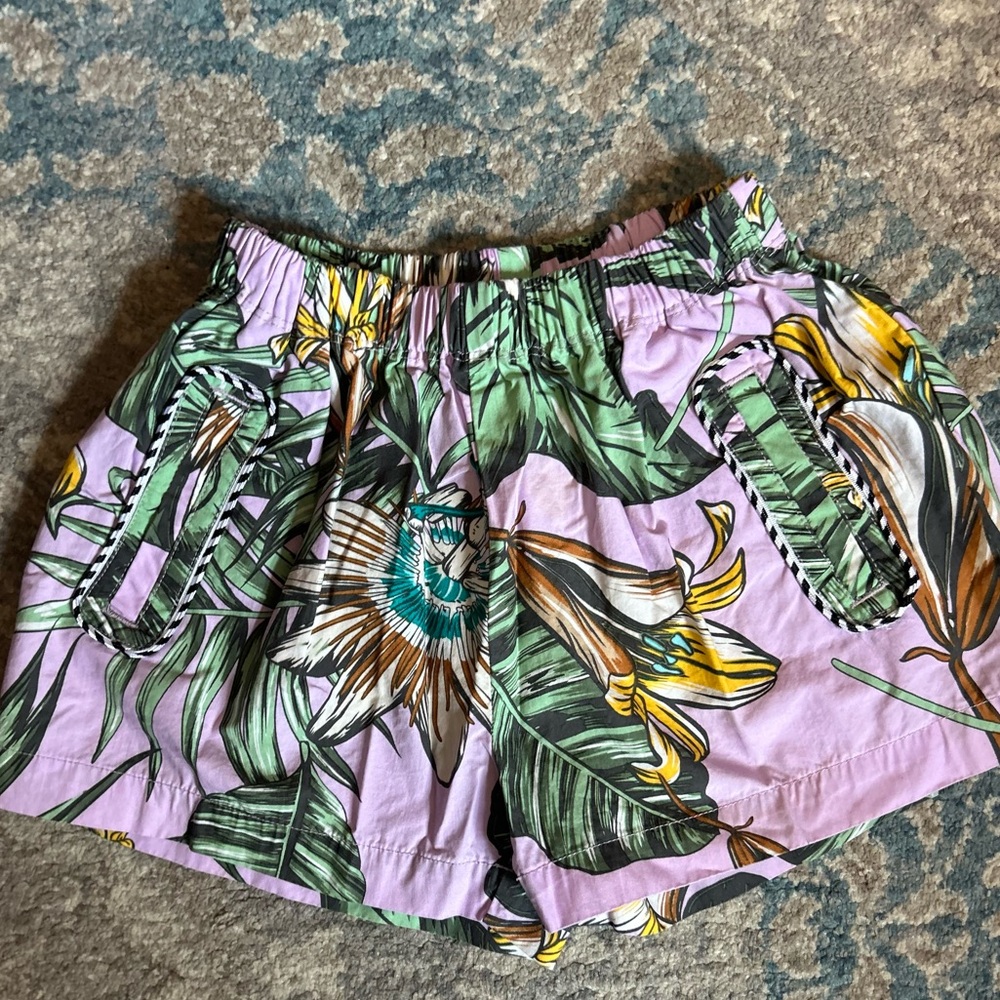 Crewcuts Tropical print shorts -4T